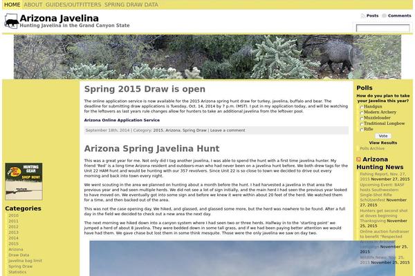 WordPress website example screenshot