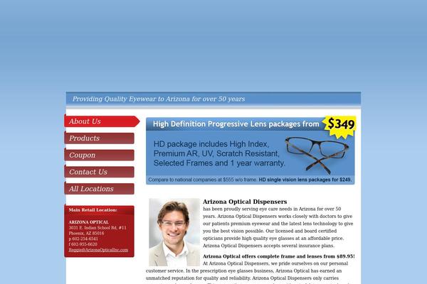 arizonaopticalinc.com site used Quiktab