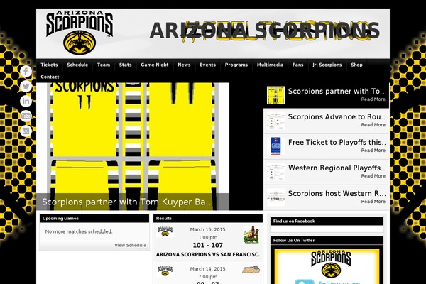 arizonascorpions.com site used Footballclub-2