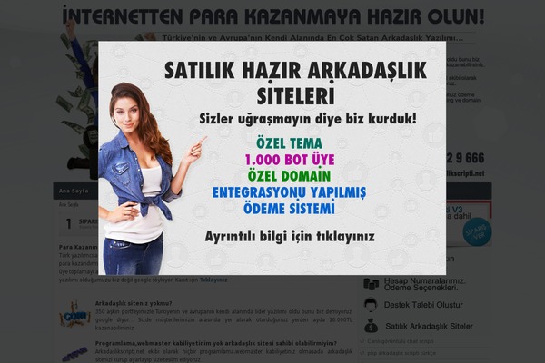 arkadaslikscripti.net site used Arkadaslik-yazilimi