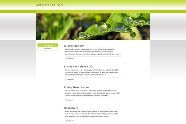 WordPress website example screenshot