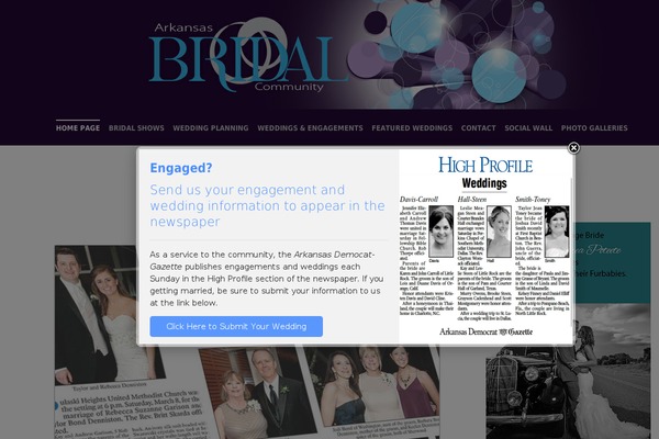 arkansasbridalcommunity.com site used Bridal-2014