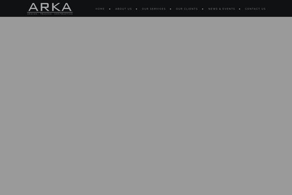 Arka theme site design template sample