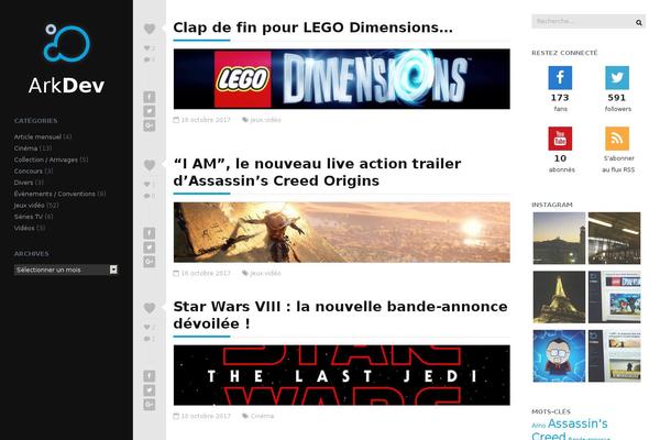 arkdev.fr site used Arkdev-ng