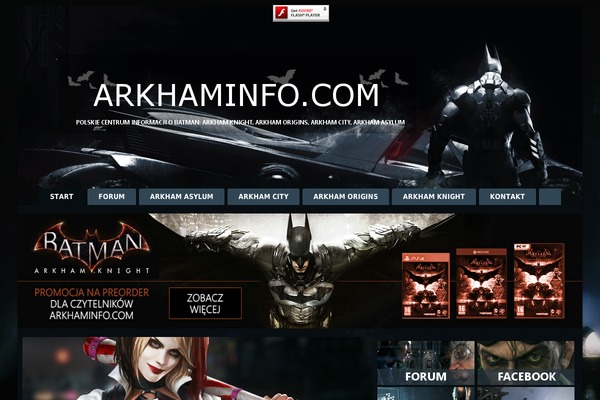 arkhaminfo.com site used Arkhamknightnew