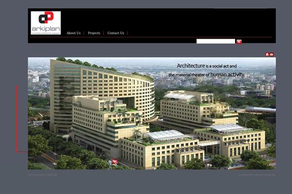 Archi theme site design template sample