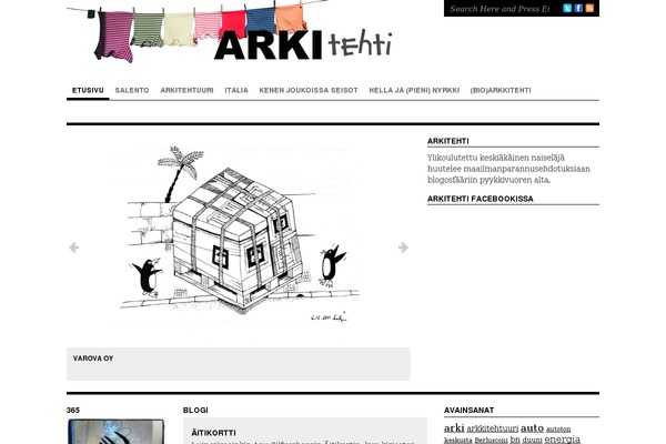 arkitehti.net site used Structure