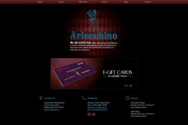 arlecchinopgh.com site used Arlecchino