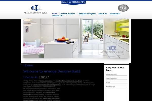 Adb theme site design template sample