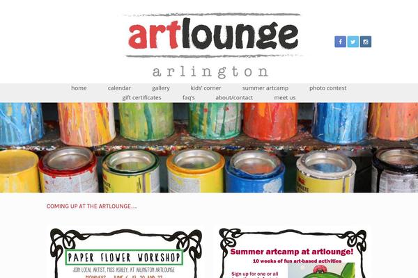 Vantage theme site design template sample