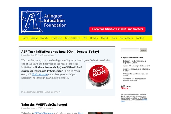 arlingtoneducationfoundationma.org site used Twentyten-aef