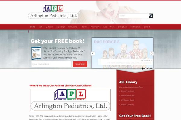 Site using Inspyr-arlington-pediatrics plugin