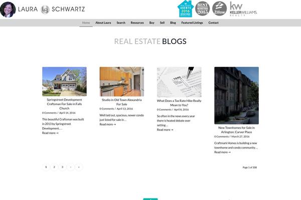 Enfold theme site design template sample