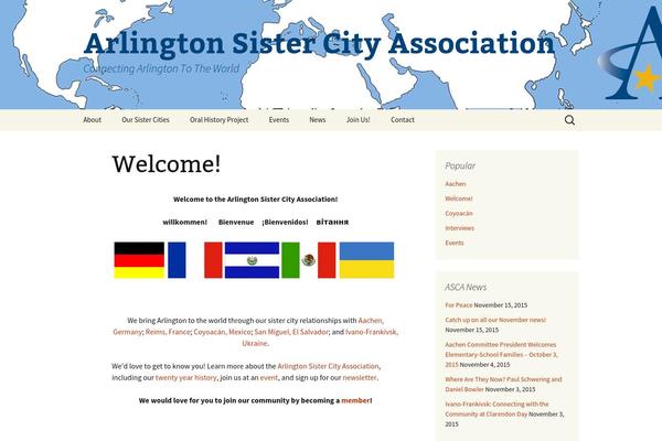 WordPress website example screenshot
