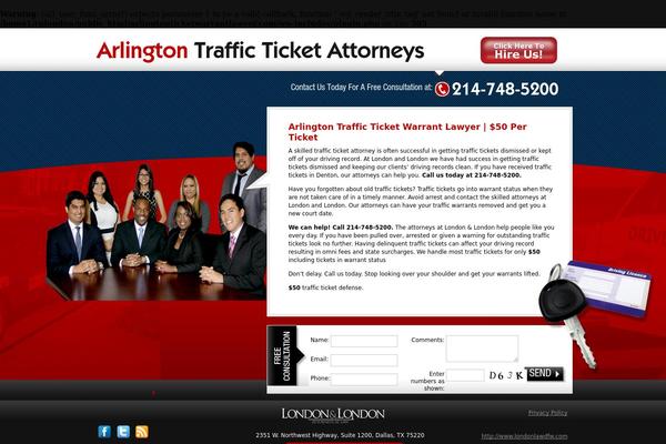 arlingtonticketwarrantlawyer.com site used Arlingtonlawyer