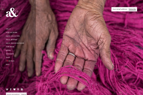 armadillo theme websites examples