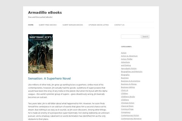 armadilloebooks.com site used Armadilloebooks