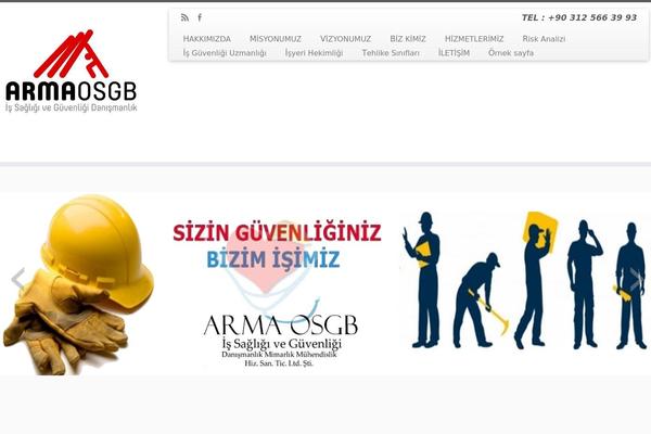 WordPress website example screenshot