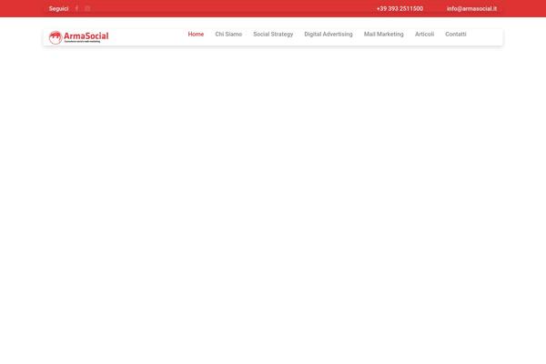 armasocial.it site used Seo-company-parent
