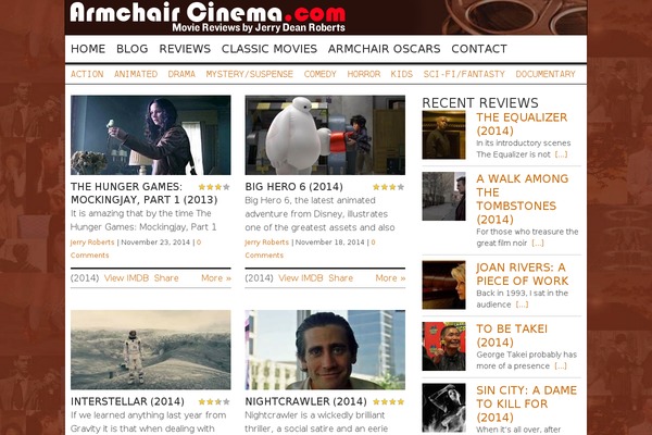 armchaircinema.com site used Armchaircinema