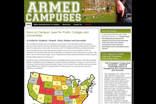 armedcampuses.org site used Graphene-child