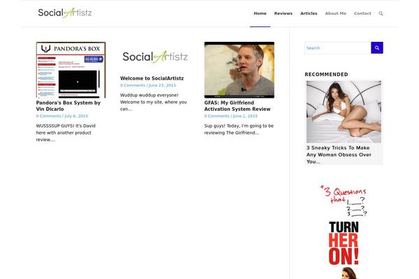 WordPress website example screenshot