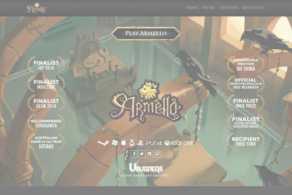 armello.com site used Roots-sass-14july21