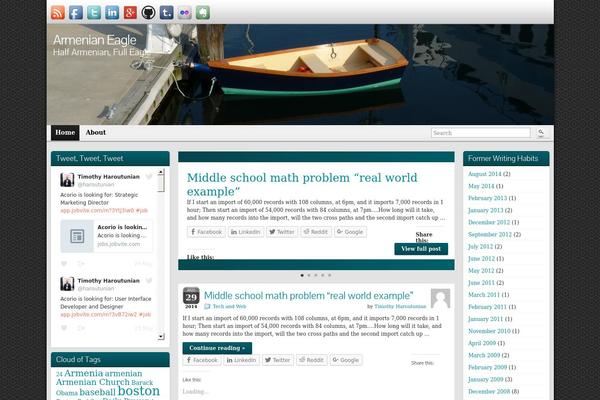 Graphene theme site design template sample