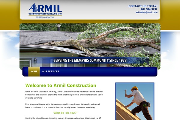 armil.com site used Creatserv-framework