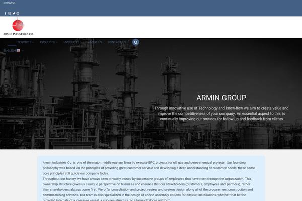 WordPress website example screenshot