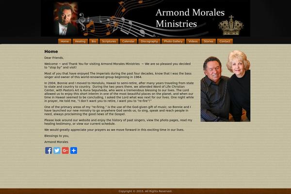 WordPress website example screenshot