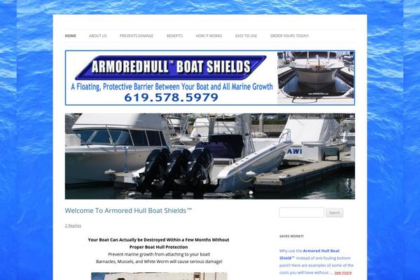 Twenty Twelve theme site design template sample
