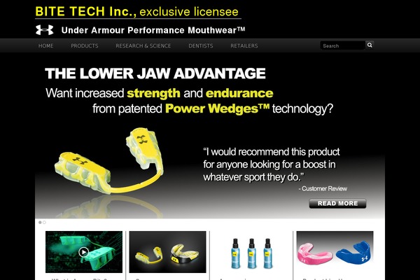 armourbite.com site used Bitetech