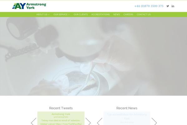 WordPress website example screenshot