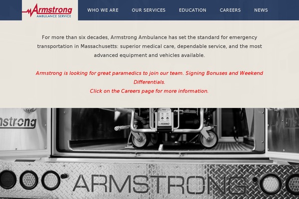 armstrongambulance.com site used Armstrong