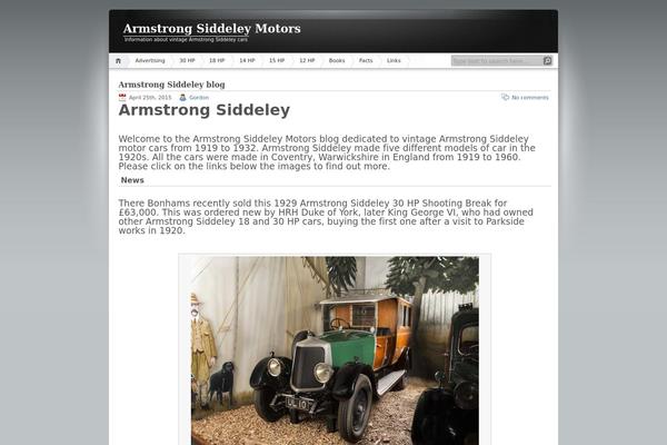 WordPress website example screenshot