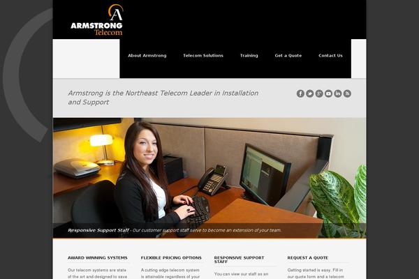 Armstrong theme site design template sample