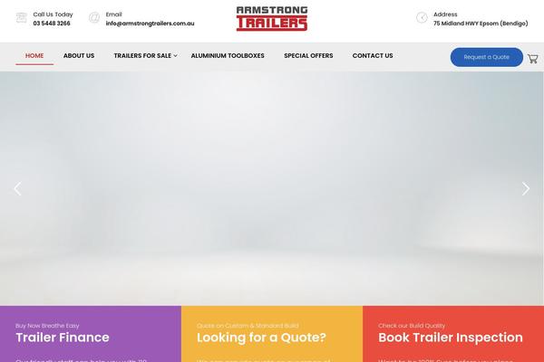armstrongtrailers.com.au site used Armstrong-trailers-bendigo