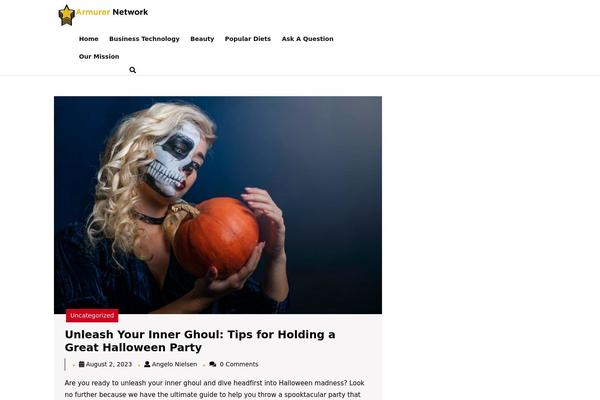 WordPress website example screenshot