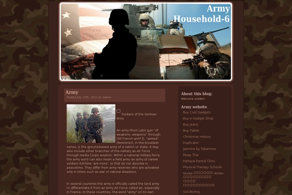 armyhousehold6.com site used Ever Watchful