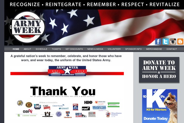 armyweek.org site used Armyweek