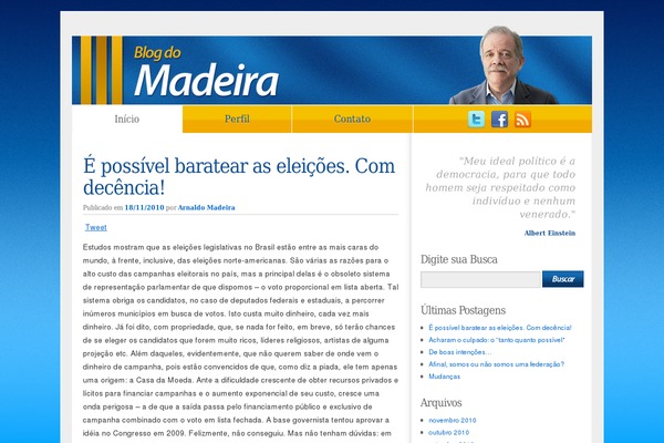 arnaldomadeira.com.br site used Amadeira