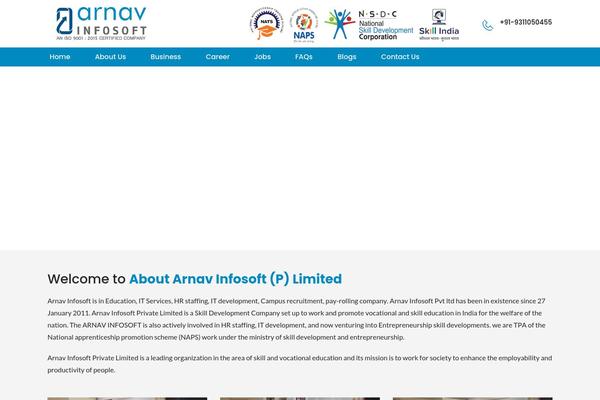 arnavinfosoft.com site used Ranbron