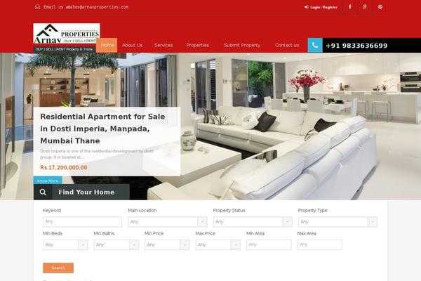 WordPress website example screenshot
