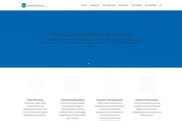 Divi theme site design template sample