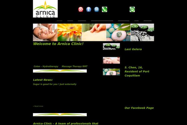 arnicaclinic.ca site used Arnica-clinic