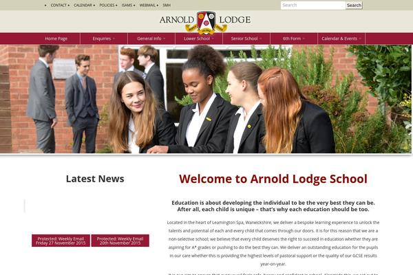 arnoldlodge.com site used Bootstrapparallax