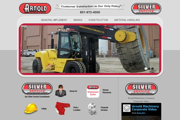 arnoldmachinery.com site used Solid