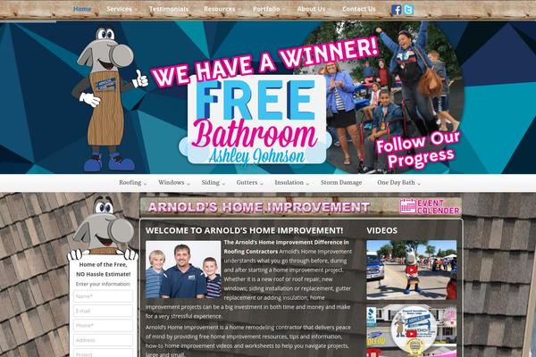 WordPress website example screenshot