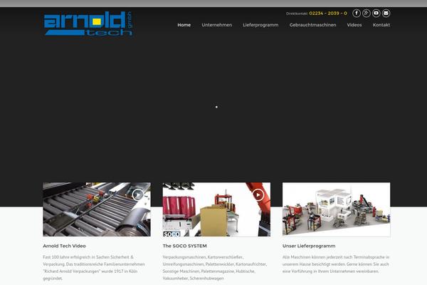 Site using Arnoldtech-elemente plugin